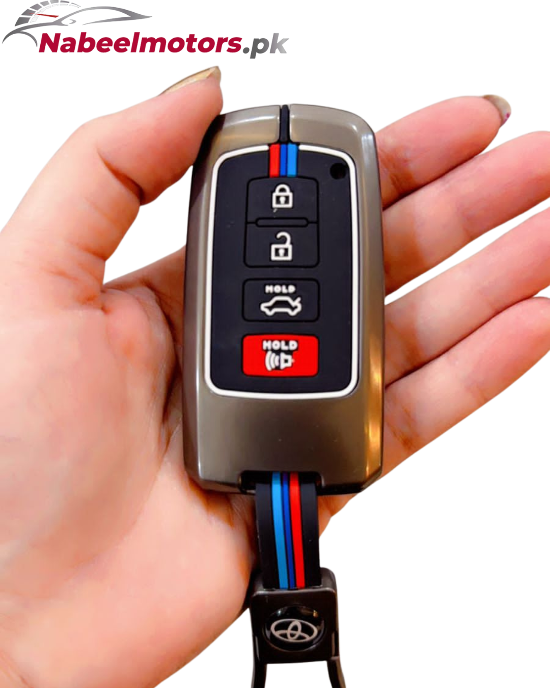 Toyota Grande Metal Key Cover – Premium Zinc Alloy Car Key Case