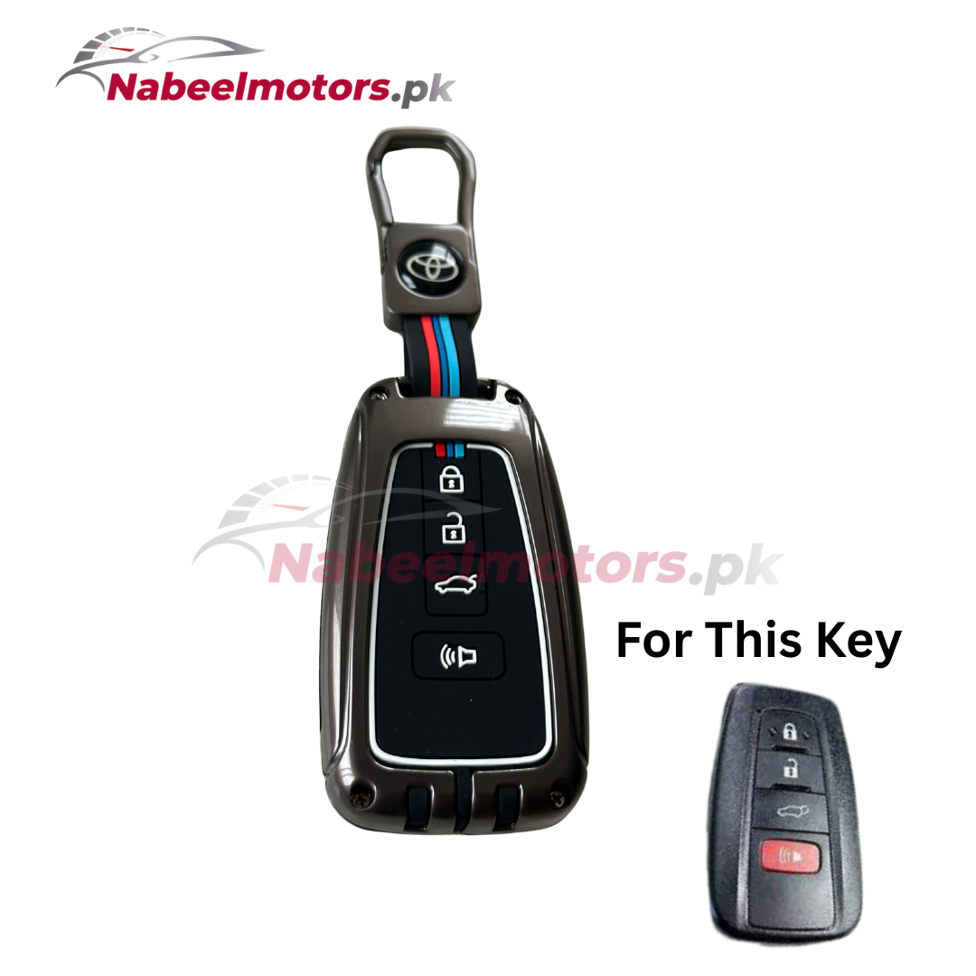 Toyota cross metal keycover