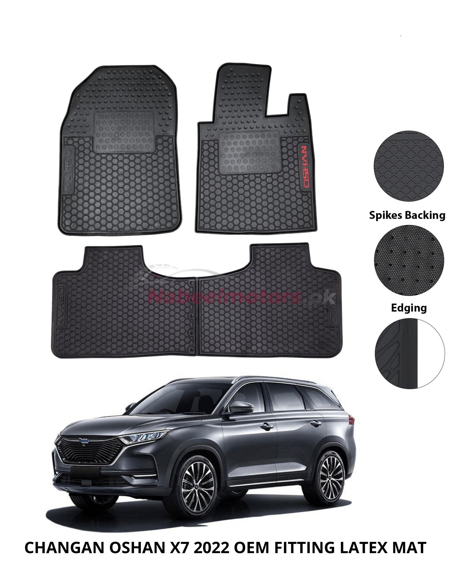 changan oshan latex rubber floor mats