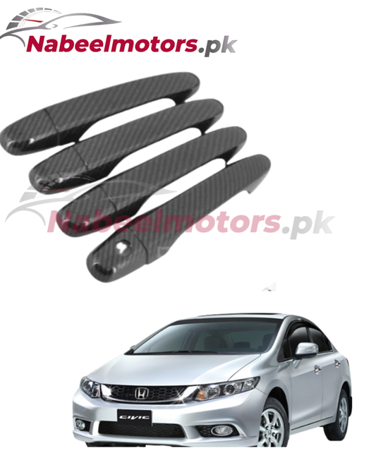 civic rebirth carbon fiber door handle