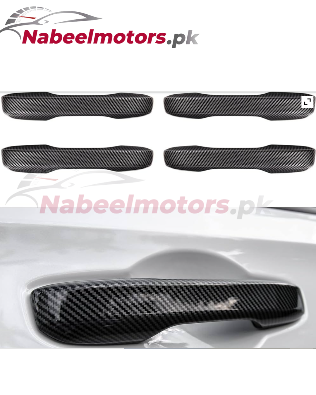 civic x carbon fiber door handle