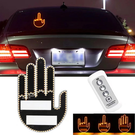 Hand Gesture Light Funny Window