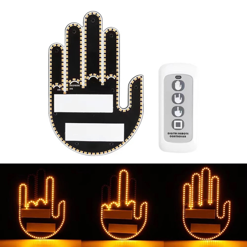 Hand Gesture Light Funny Window
