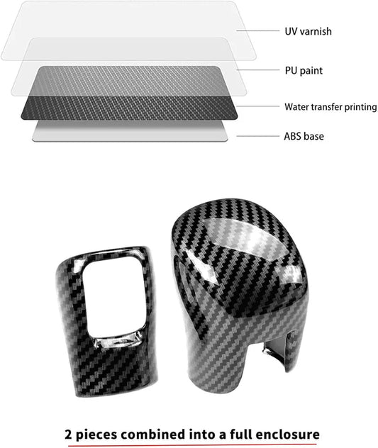 Honda civic x gear knob cover carbon fiber 2016-2021
