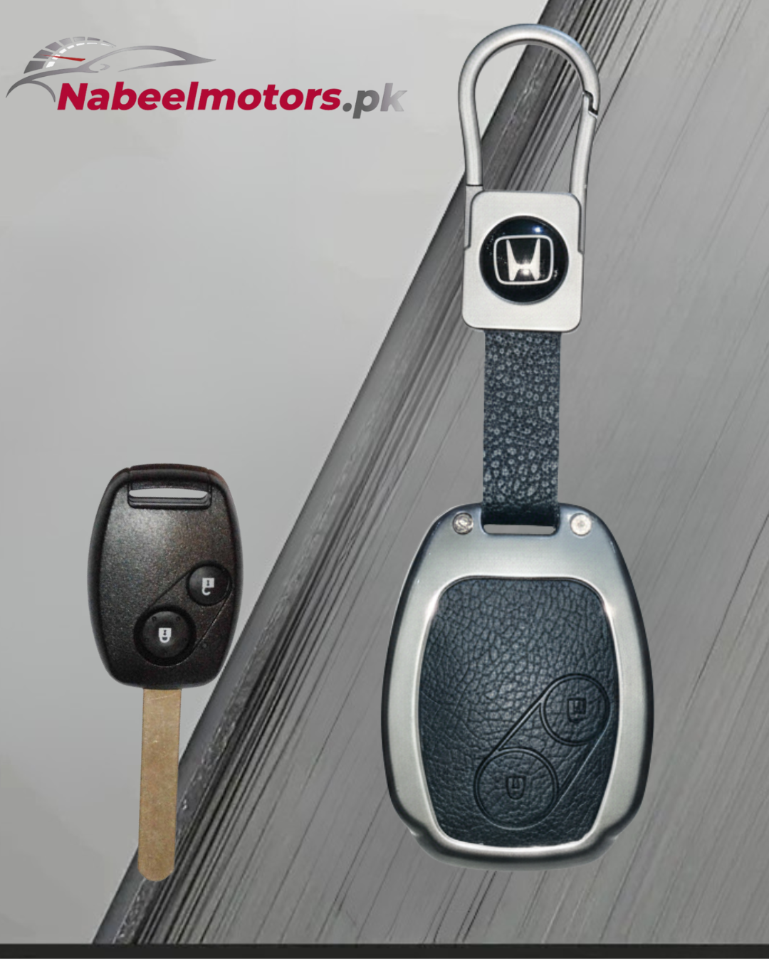 honda city 2009-2020 metal leather key cover