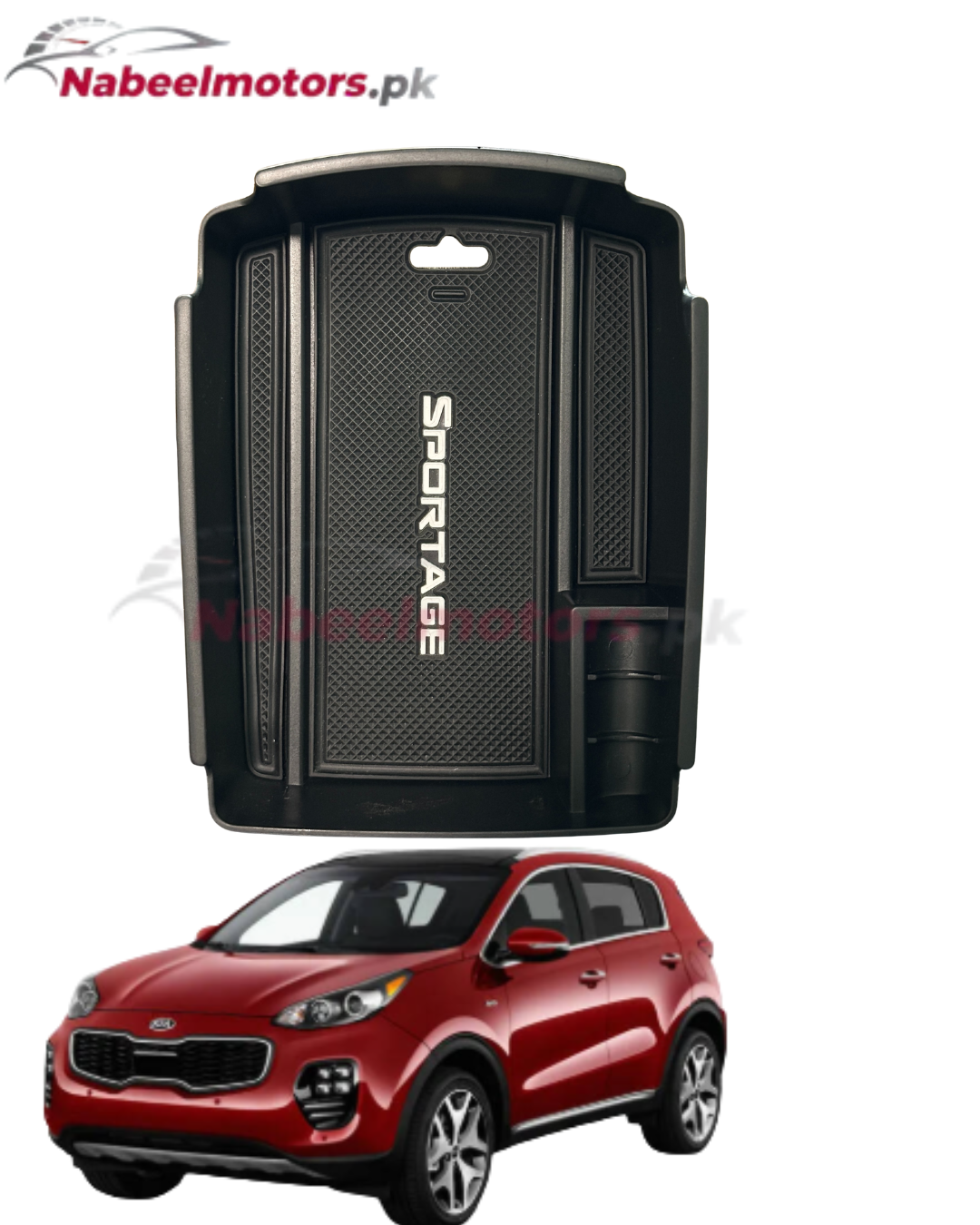 kia sportage 2021 console storage box
