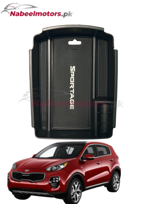 kia sportage 2021 console storage box