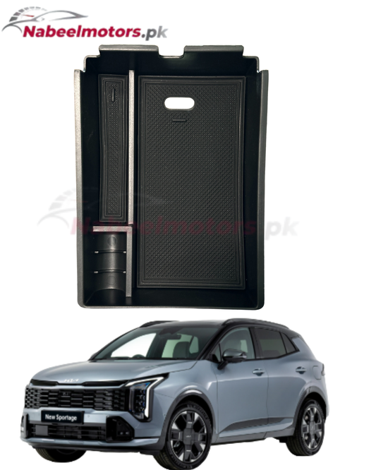 kia sportage 2025 console storage box