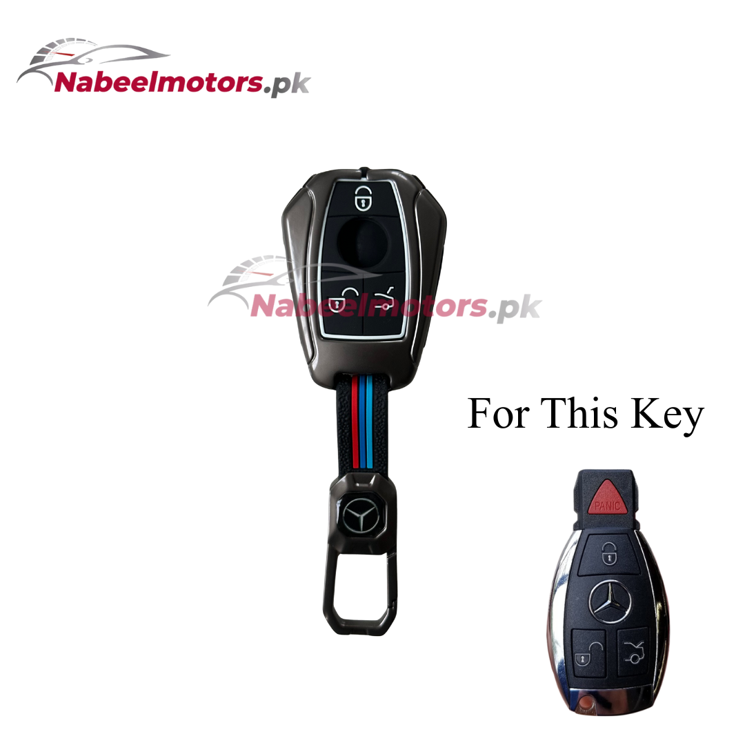 Mercedes-Benz Premium Metal Key Cover – Luxury Protection & Stylish Design