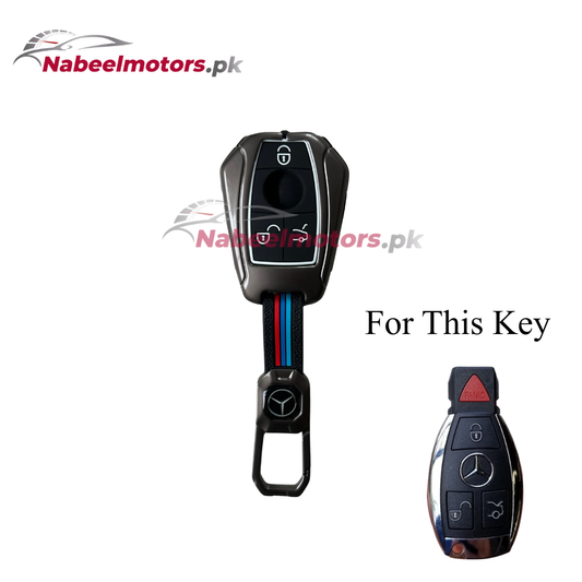 Mercedes-Benz Premium Metal Key Cover – Luxury Protection & Stylish Design