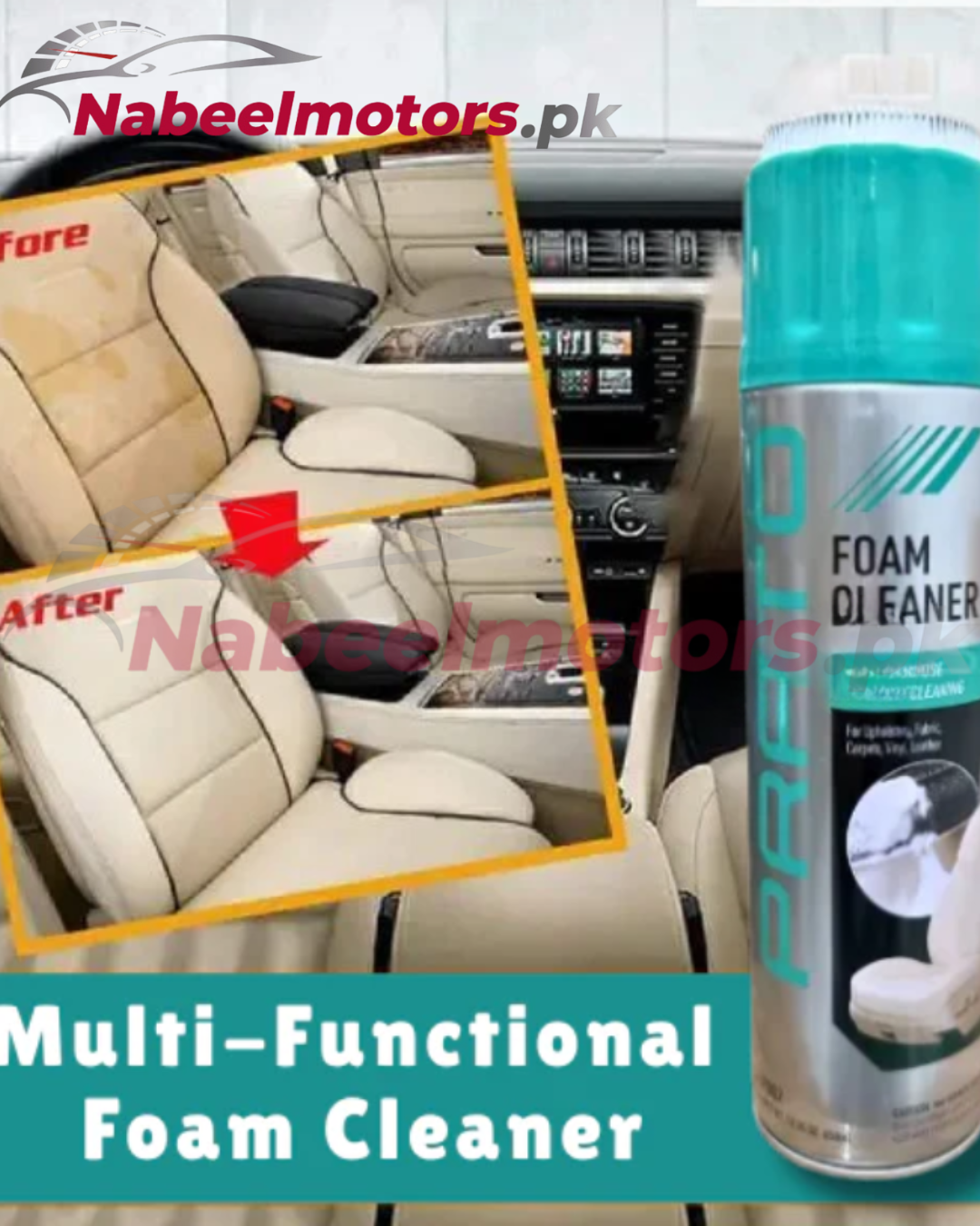 Prato Foam Cleaner – Multi-Surface Deep Cleaning High-Foam Formula