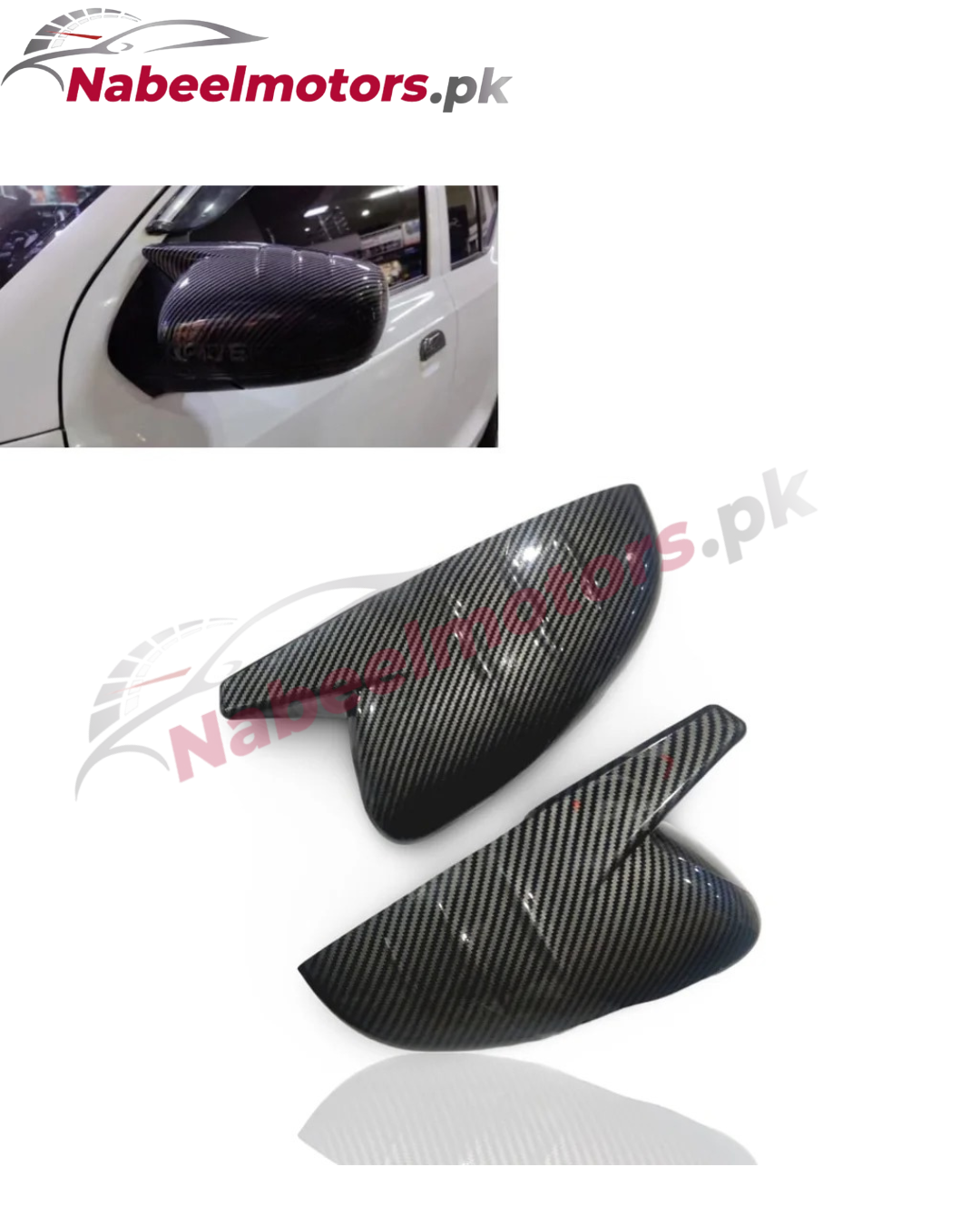 suzuki alto carbon fiber side mirror cover