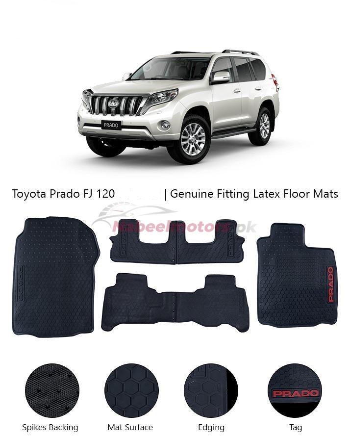 toyota prado latex rubber floor mats