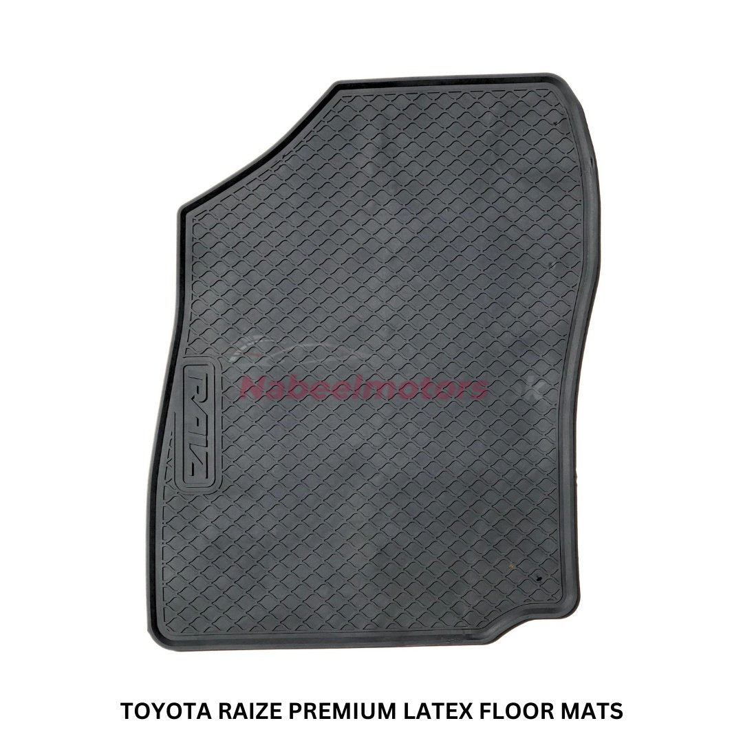 toyota raize latex rubber floor mats