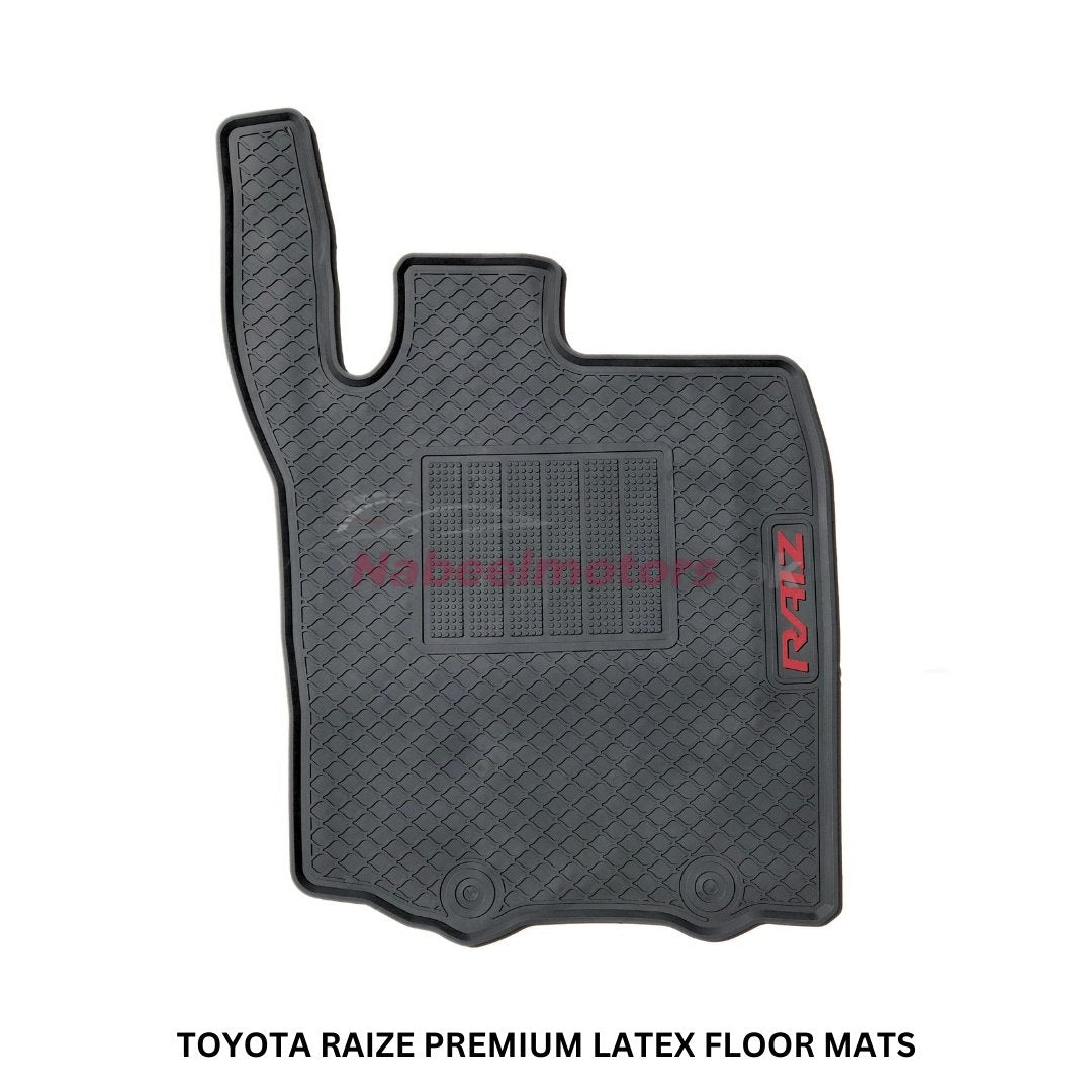 toyota raize latex rubber floor mats