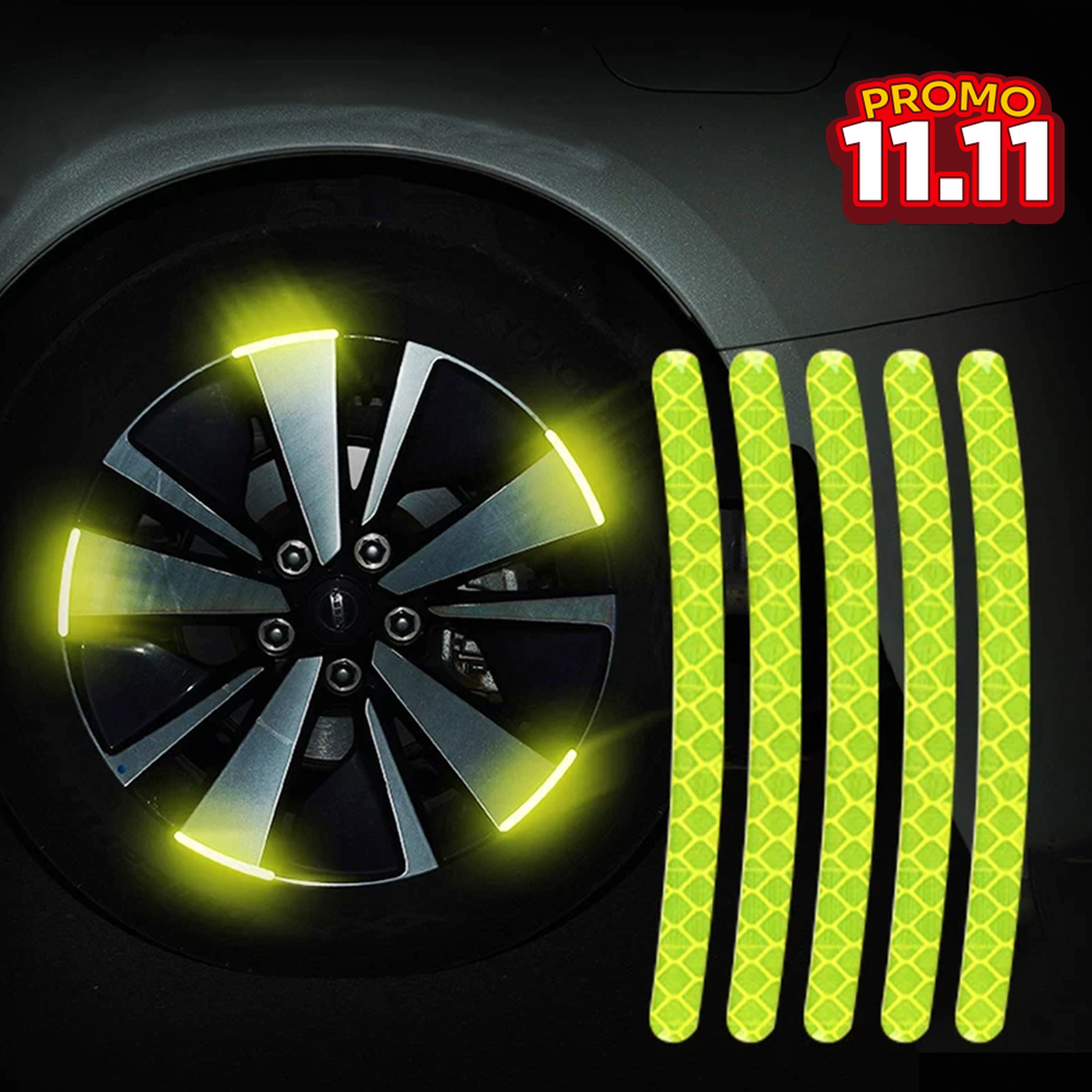 High-Visibility Rim Reflecting Stickers – Stay Safe & Stylish!